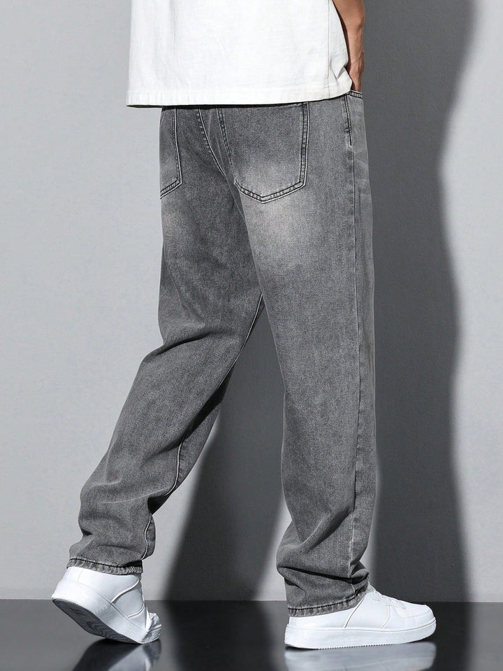 Veelzijdige herenjeans met rechte pijpen, ideaal voor elke casual gelegenheid.