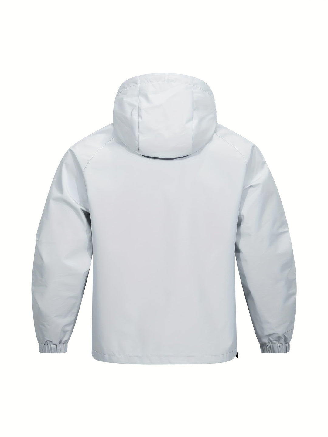 Casual heren lentejas Lars, windbreaker met capuchon en pullover design, comfortabel en functioneel.