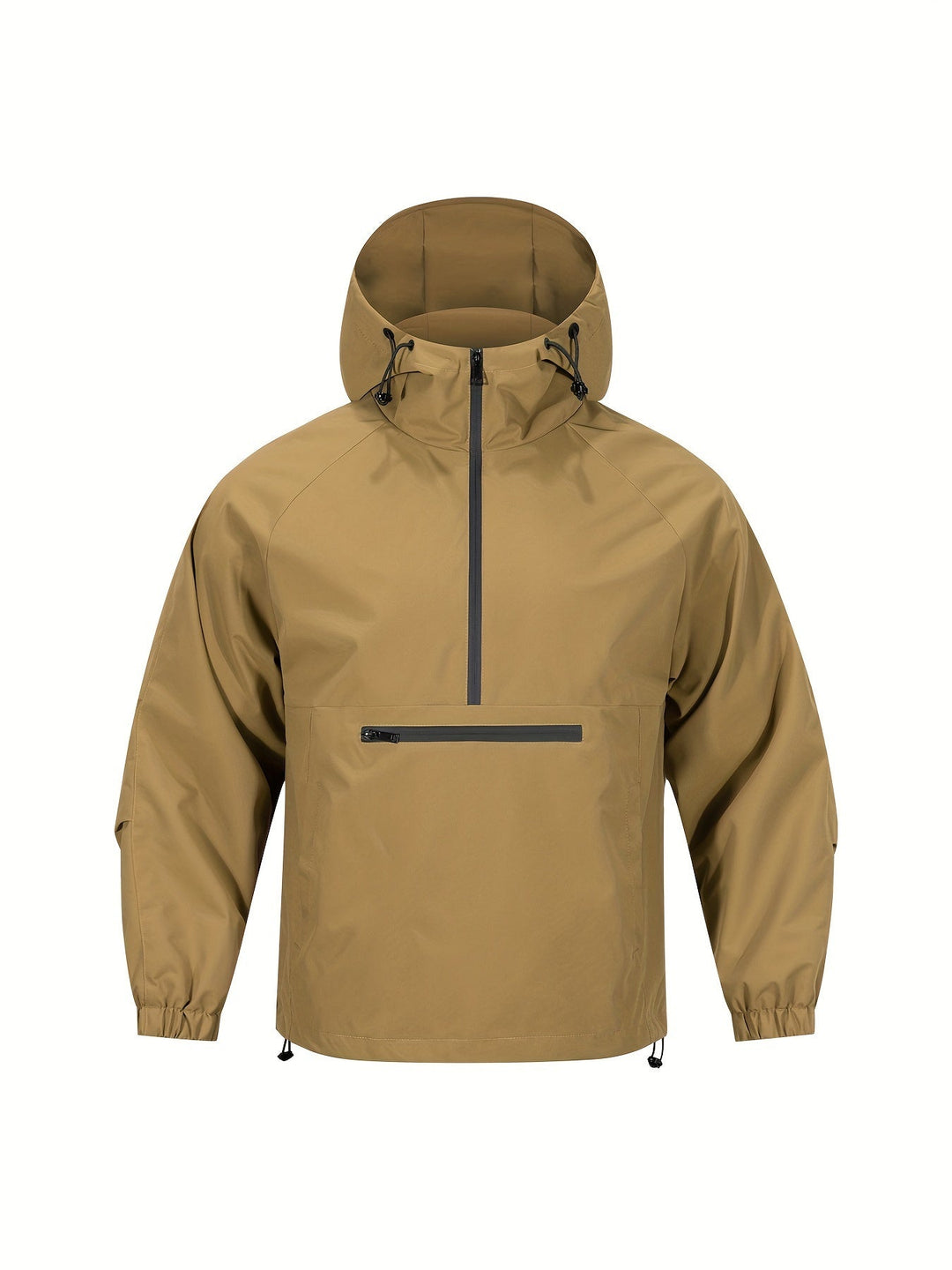 Heren windbreaker Lars, casual pullover jas met capuchon, ideaal voor lente en herfst.