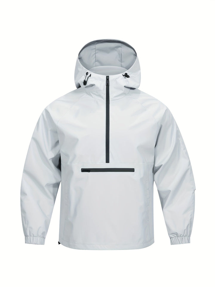 Moderne heren windbreaker Lars, pullover model met capuchon, veelzijdig voor dagelijks en outdoor gebruik.