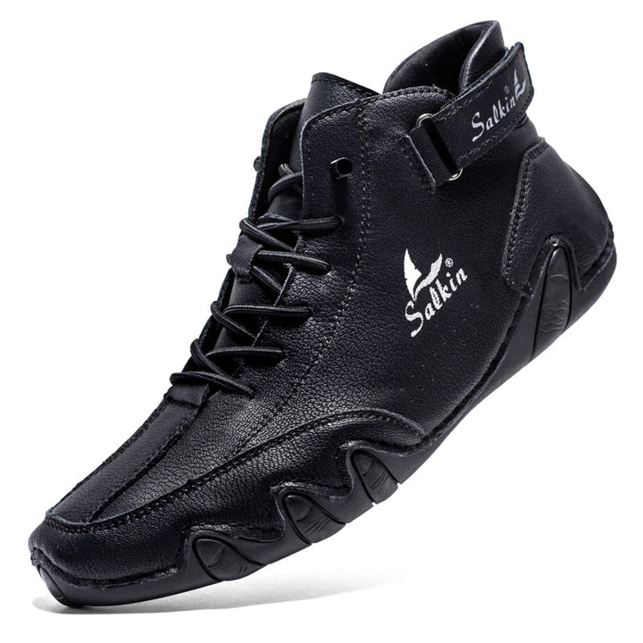 Leren herenschoenen voor casual comfort, ideaal voor lange dagen en als duurzame voetmode.