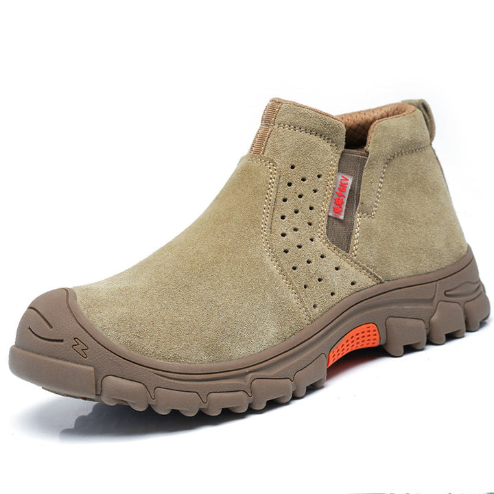 Waterdichte antislip heren werkschoenen, lichtgewicht en comfortabel, perfect voor diverse werkomgevingen.