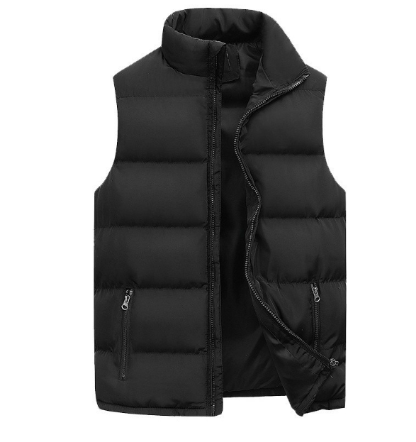 Comfortabele heren bodywarmer, gewatteerd en waterafstotend, een trendy vest voor dagelijks gebruik.