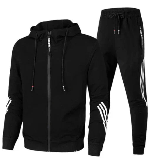 Comfortabel heren trainingspak Lars, perfect voor actieve levensstijl en ontspanning, zacht en modern.