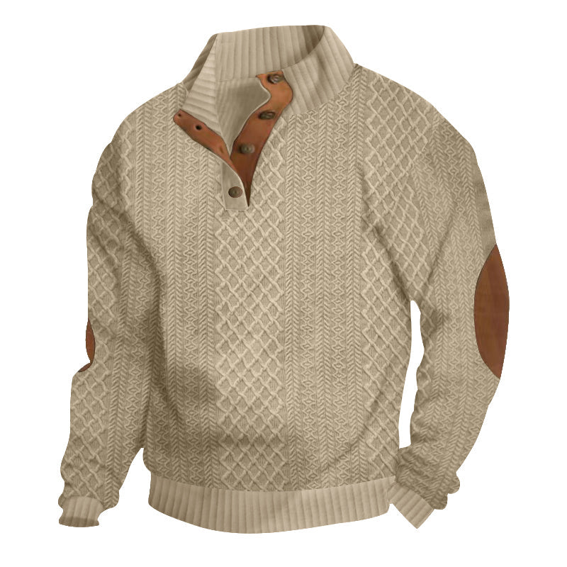 Comfortabele heren trui met kwartsrits, perfect voor koude dagen. Een stijlvolle aanvulling op uw wintermode.