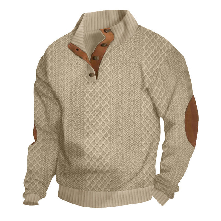 Comfortabele heren trui met kwartsrits, perfect voor koude dagen. Een stijlvolle aanvulling op uw wintermode.