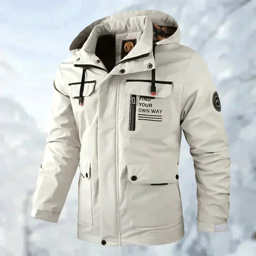Warme heren winterjas, waterdichte parka biedt optimale koudebescherming, perfect voor outdoor.