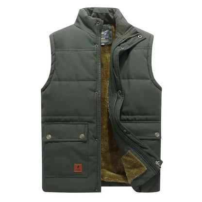 "Lichtgewicht heren bodywarmer, stijlvol en veelzijdig ontwerp, diverse kleuren: legergroen, blauw, zwart, khaki"