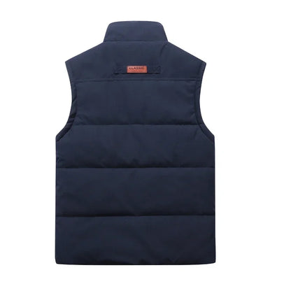"Lichtgewicht heren bodywarmer, stijlvol en veelzijdig ontwerp, diverse kleuren: legergroen, blauw, zwart, khaki"