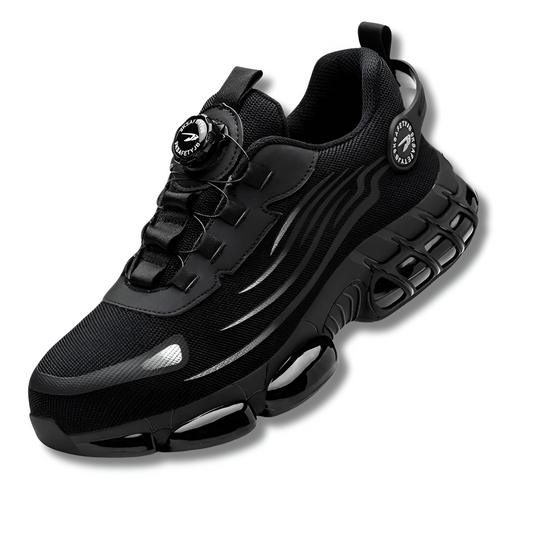 "Lichtgewicht orthopedische veiligheidsschoenen heren met stalen neus, antislip Kevlar-zolen en polyurethaan inlegzool."