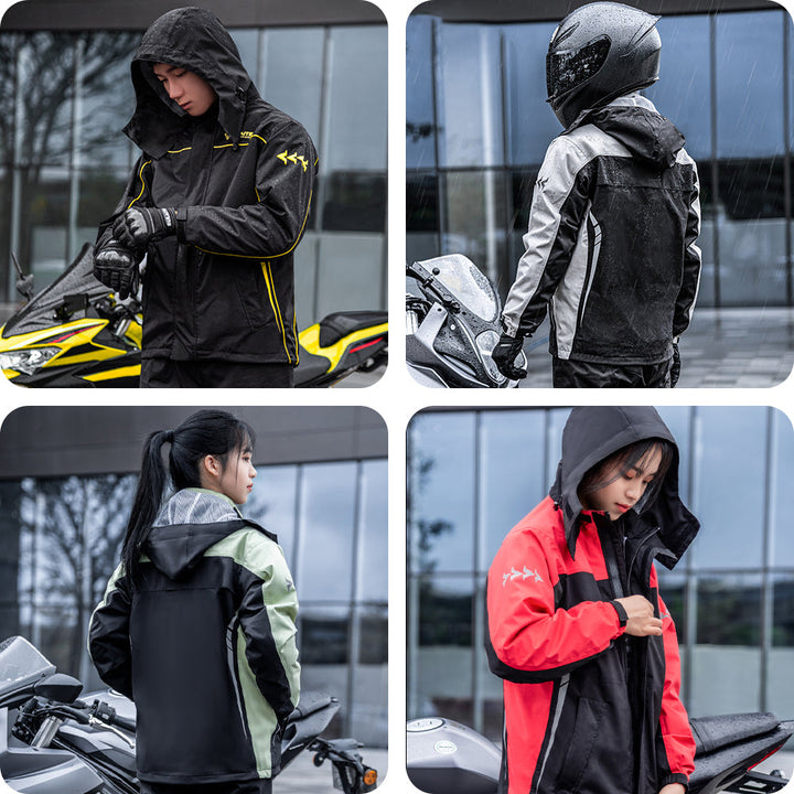 Lichtgewicht regenpak voor wandelen en hiken. Biedt complete waterdichte bescherming in de natuur en outdoor.