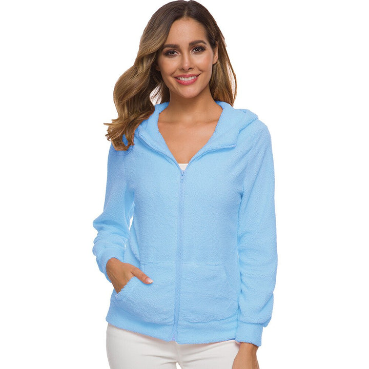 Dames fleece vest, comfortabel en warm, met doorlopende ritssluiting.