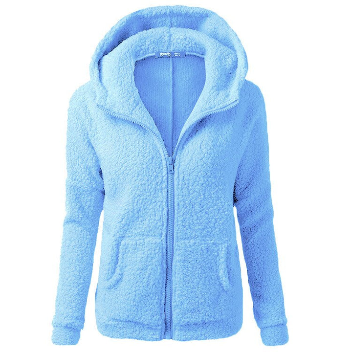 Warm fleece vest voor dames, met handige rits, comfortabel in de winter.