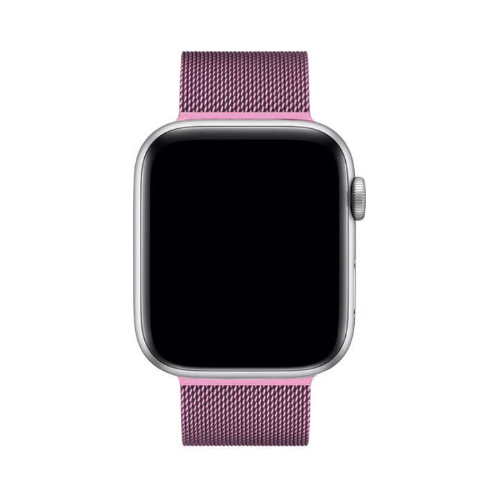 Design Milanese horlogebandje voor Apple Watch, RVS, unisex en eenvoudig op maat te maken.