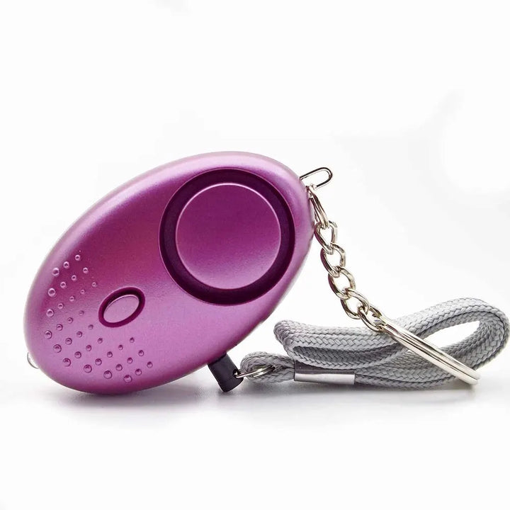 Snel te activeren compact alarm, inclusief felle LED-lamp, voor optimale persoonlijke veiligheid en hulp.