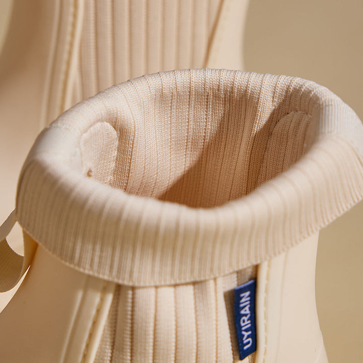 Dames instap Chelsea boots met profielzool, orthopedisch ontwerp voor optimale comfort en ondersteuning.