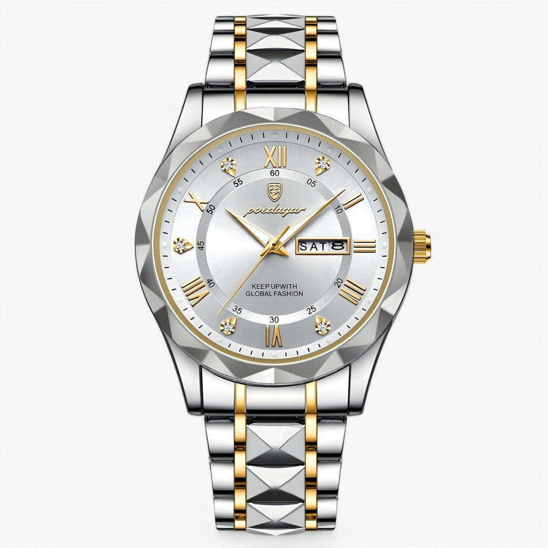 Tijdloos Livio™ Luxe herenhorloge om de pols; verfijnd accessoire voor de moderne man.