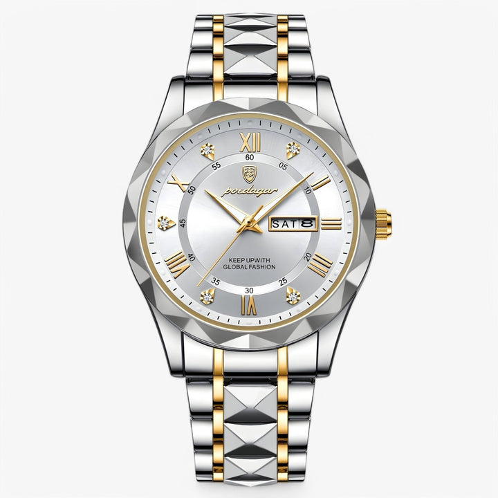 Tijdloos Livio™ Luxe herenhorloge om de pols; verfijnd accessoire voor de moderne man.