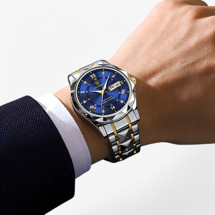 Livio Luxe herenhorloge in geschenkdoos, een elegant en tijdloos cadeau voor elke gelegenheid.