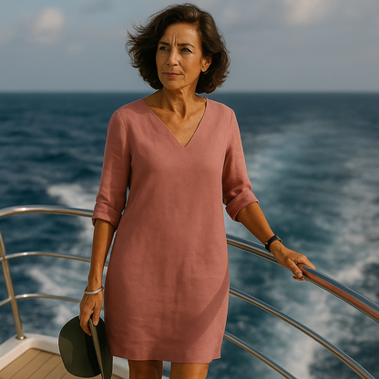 "Lova jurk zomerstijl; elegant design, zachte stof, veelzijdig, ideaal voor elke gelegenheid; in meerdere kleuren."