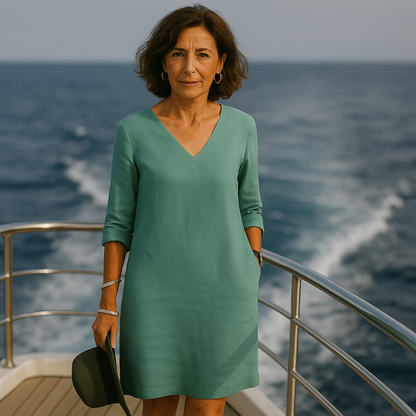"Lova jurk zomerstijl; elegant design, zachte stof, veelzijdig, ideaal voor elke gelegenheid; in meerdere kleuren."