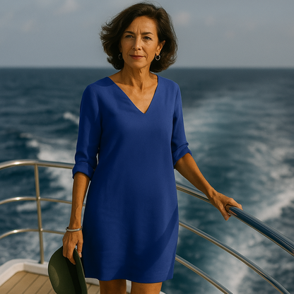 "Lova jurk zomerstijl; elegant design, zachte stof, veelzijdig, ideaal voor elke gelegenheid; in meerdere kleuren."
