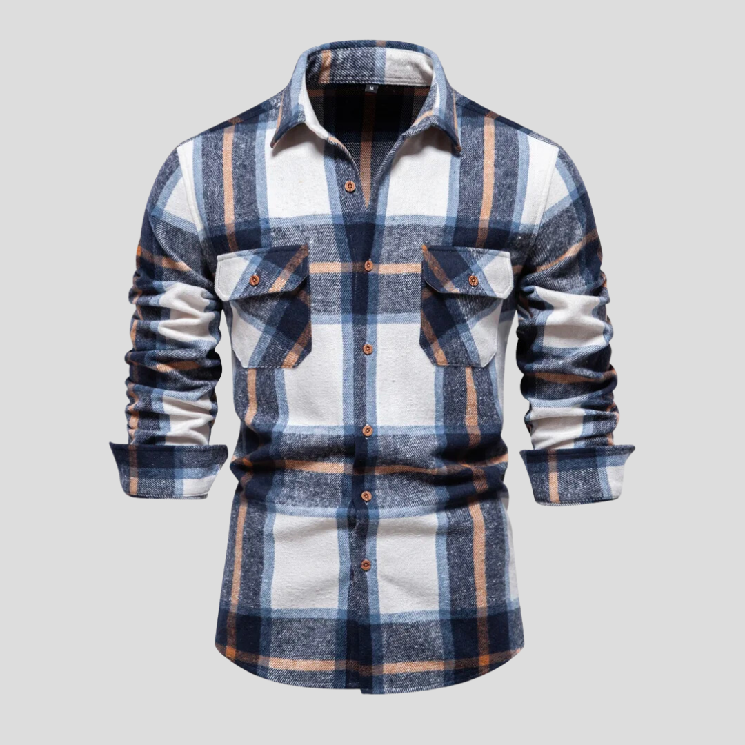 Heren overshirt met ruitprint, perfect als warme laag. Geruit, casual en stijlvol voor heren.