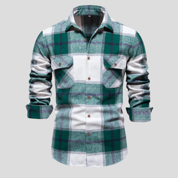 Heren overshirt met ruitprint. Warm, stijlvol en casual. Perfecte winterkleding voor heren.
