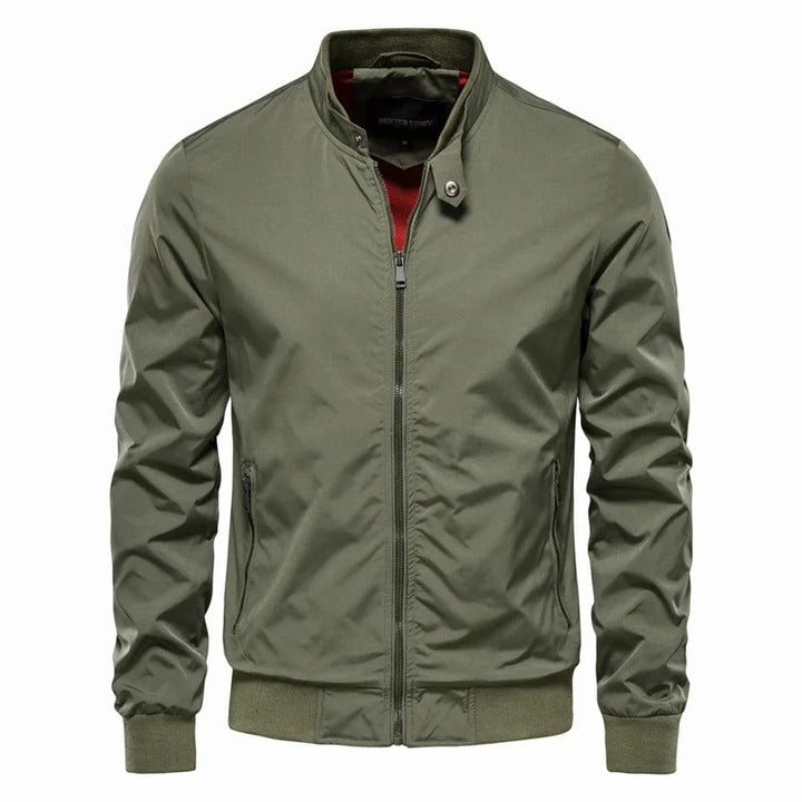 Heren slim fit zomer bomberjack in modern design, ideaal voor lente en zomer. Stijlvolle casual bovenkleding.