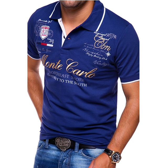 Stijlvolle Heren Polo Lucas in klassieke pasvorm, perfect voor een comfortabele casual look of lente mode.