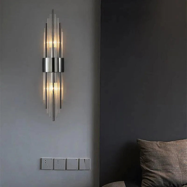 Decoratieve kristallen LED wandverlichting voor een luxe sfeer in uw interieur. Energiezuinig en stijlvol.