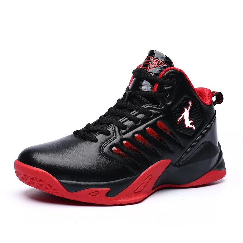 Ergonomische heren sportschoenen, gericht op stabiliteit en antislip tractie voor indoor en outdoor basketbal.