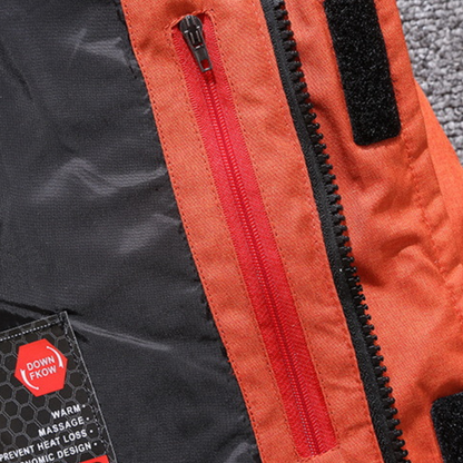 "Luxe heren parka winterjas, zwarte kleur, softshell, uitstekende isolatie, stijlvol ontwerp voor koude stads- en buitenactiv