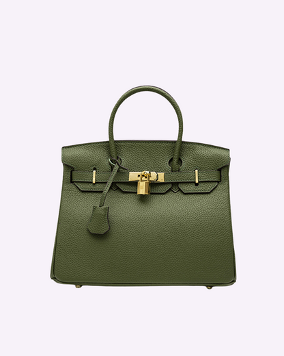 "Luxe leren handtas, elegante vrouwen tas van hoogwaardig leer met ruime interieurs en chique uitstraling, veelzijdig ontwerp