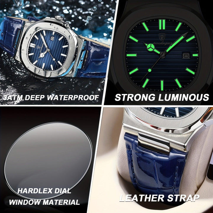 Herenhorloge om een pols, perfecte match met een zakelijke outfit. Stijlvolle en tijdloze accessoire voor heren.