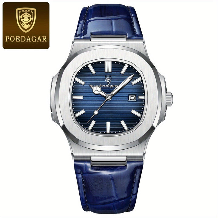 Modern herenhorloge met betrouwbaar quartz uurwerk. Robuust, stijlvol en waterbestendig voor elke gelegenheid.