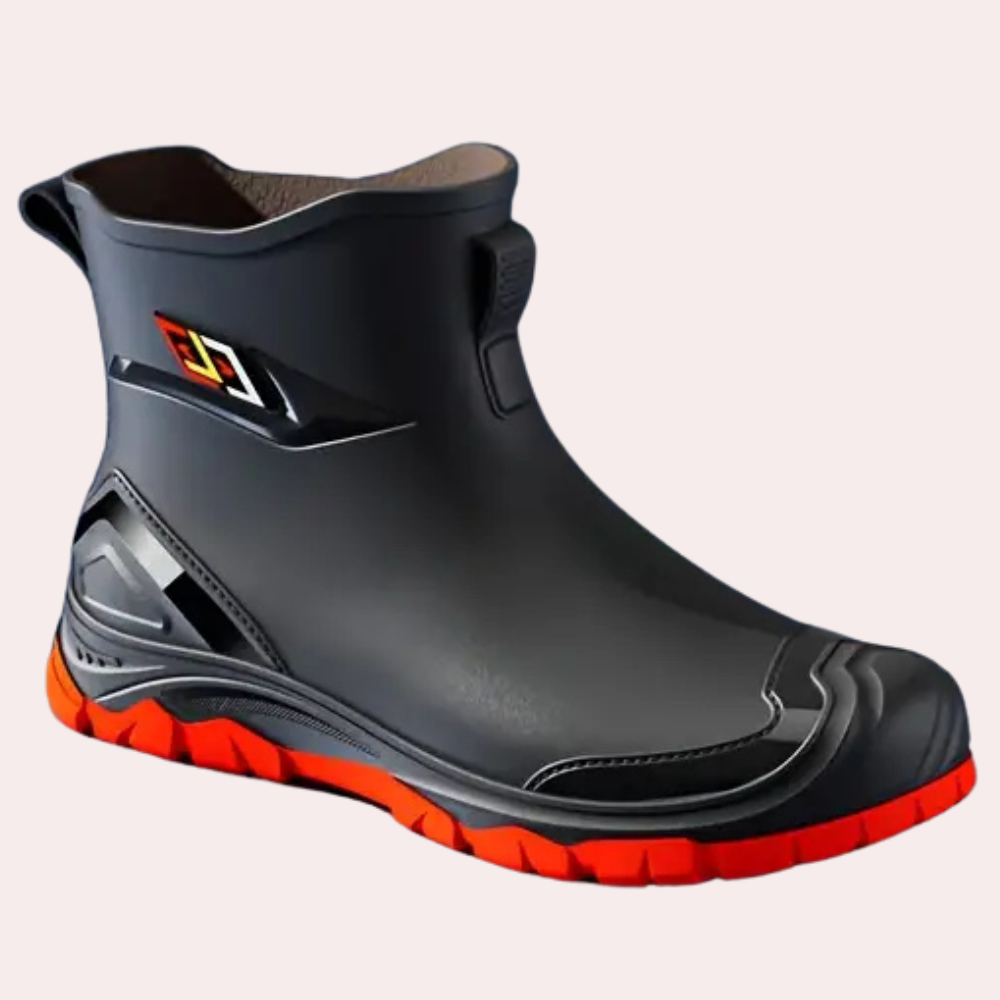 Comfortabele zwarte Felix heren winterlaarzen, stijlvolle wintermode met stevige grip voor dagelijks gebruik.