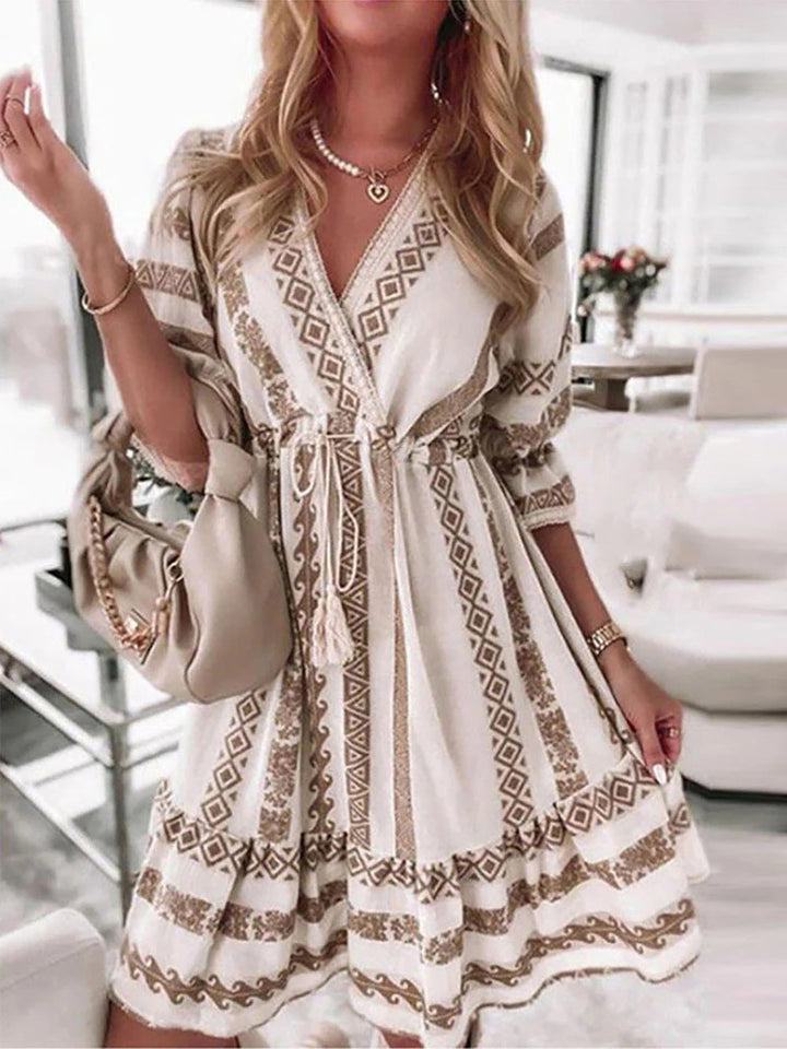 Stijlvolle zomerjurk GabriellasDress voor dames, met comfortabel boho design. Ideaal voor elke gelegenheid.