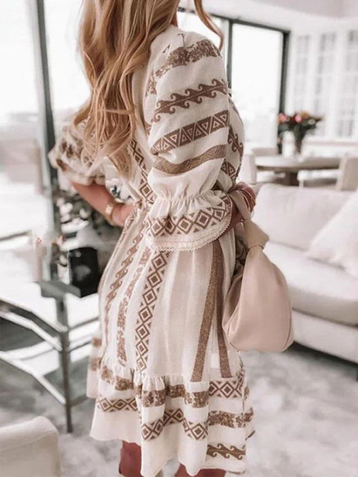 Trendy GabriellasDress boho jurk, comfortabele damesjurk perfect voor een relaxte en stijlvolle zomer.