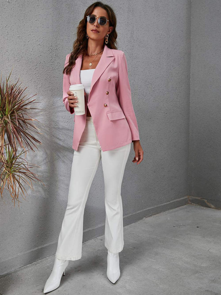 Dames Mella blazer: van formeel tot casual, deze elegante dameskleding met lange mouwen past altijd. Zakelijk.