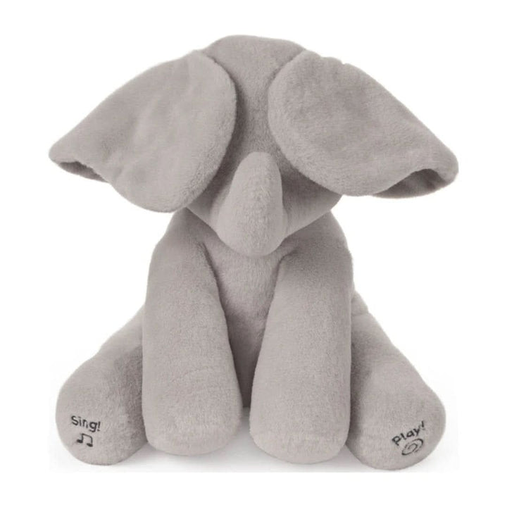 Interactieve pluche olifant met heldere knoppen voor liedjes & zinnen, educatief baby speelgoed.