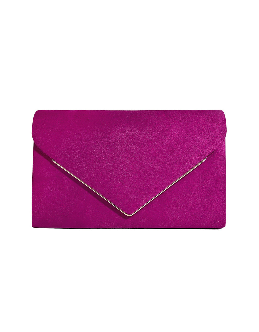 Feestelijke dames clutch, fluweel met suède-afwerking, inclusief ketting, voor een stijlvolle look.