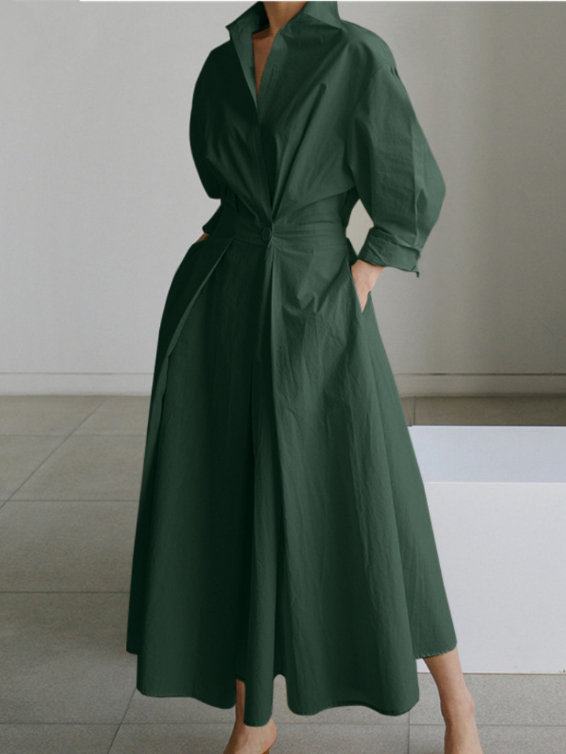 Maxi jurk voor dames, perfecte feestjurk met ruches voor een stijlvolle look.