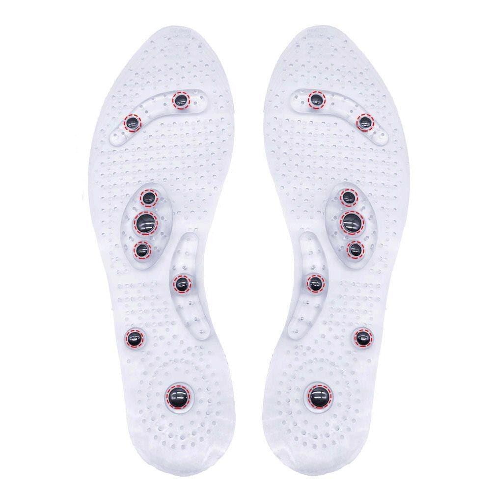 MagniStep magnetische inlegzolen voor gewichtsverlies en voetmassage, bieden comfort en ondersteuning.