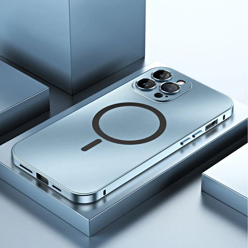 Trendy magnetisch telefoonhoes voor Apple iPhone, met MagSafe en geoptimaliseerde bescherming tegen dagelijkse schade.
