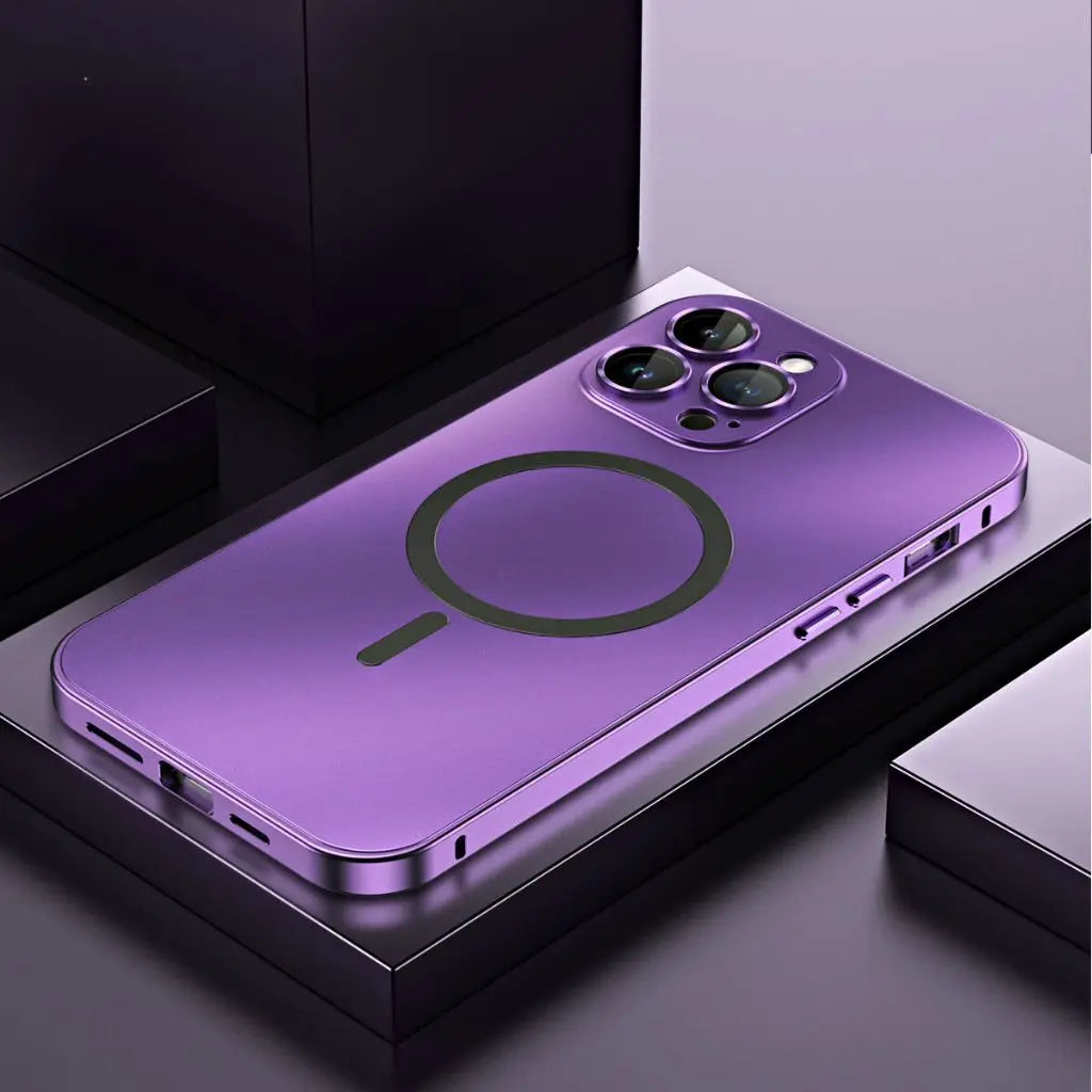 Stijlvol Apple iPhone hoesje, magnetisch en schokbestendig, voor dagelijkse bescherming en modern design.
