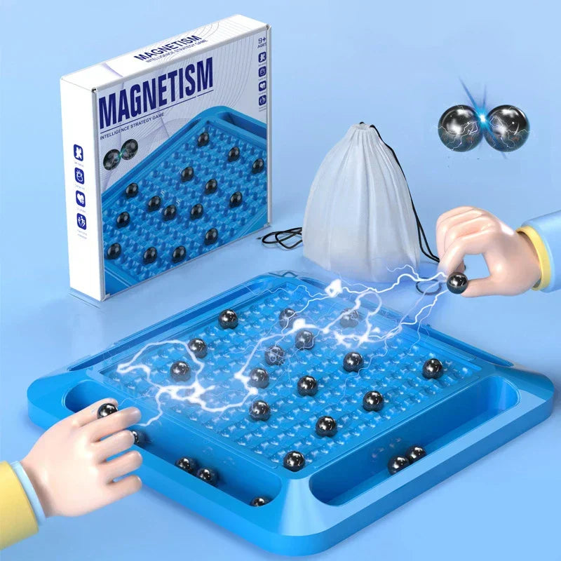 Magnetisch reisschaakspel voor onderweg, ideaal voor kinderen en familieplezier. Stimuleert strategie.