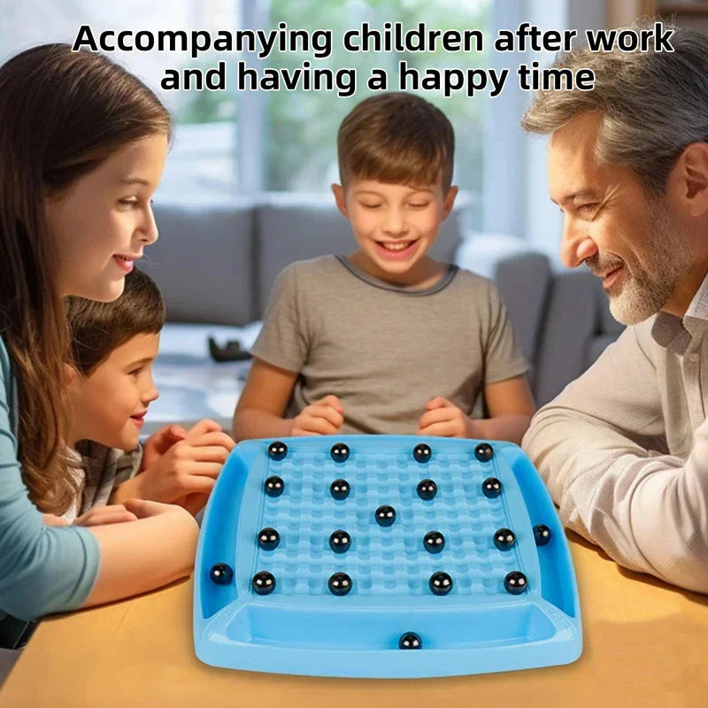 Educatief magnetisch schaakspel voor kinderen, stimuleert strategisch denken en logica. Ideaal cadeau.