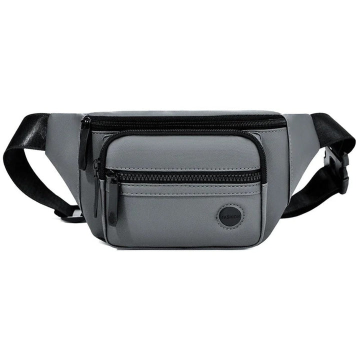 Multifunctionele heren heuptas, te dragen als crossbody of borsttas, waterdicht en lichtgewicht.