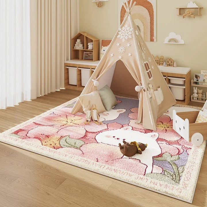 Duurzame waterdichte babyspeelmat met memory foam, BPA-vrij en opvouwbaar, ideaal voor kinderkamer en speelplek.